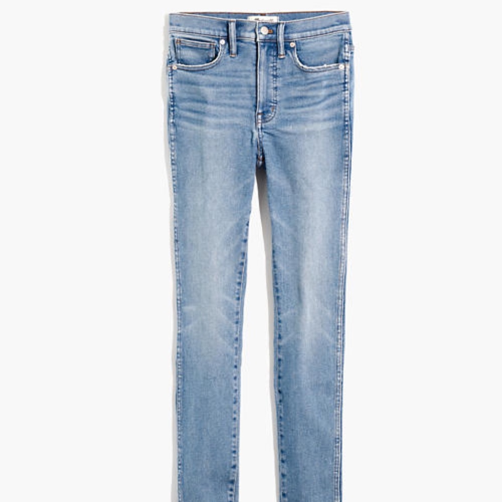 Madewell 10" High-Rise Skinny Jeans in Hamden Wash